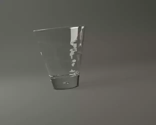 GLASSWARE---Water Glass 007 3D print model