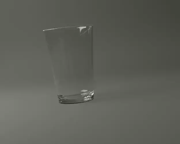GLASSWARE---Water Glass 013 3D print model