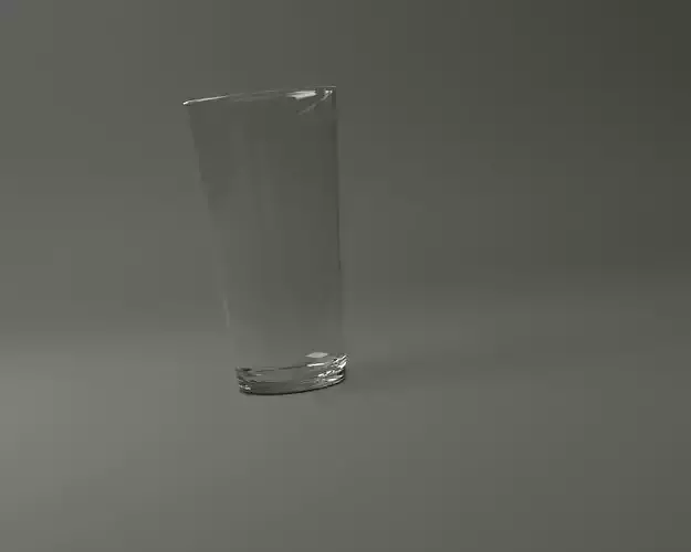 GLASSWARE---Water Glass 015 3D print model