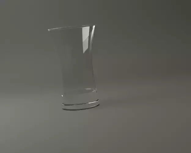 GLASSWARE---Water Glass 018 3D print model