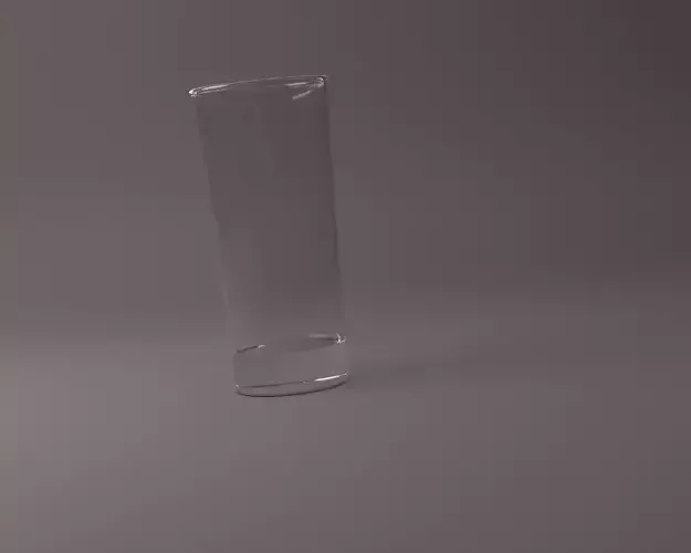 GLASSWARE---Water Glass 019 3D print model
