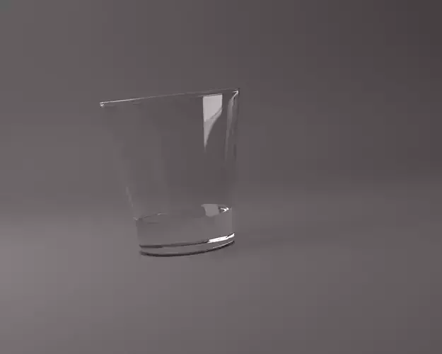 GLASSWARE---Water Glass 020 3D print model