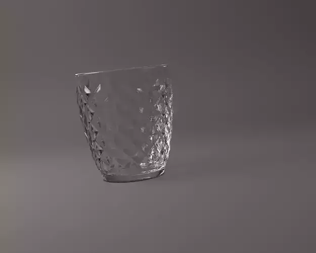 GLASSWARE---Water Glass 021 3D print model