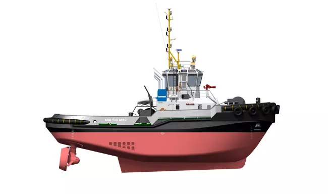 a car tugboat Free 3D model_0