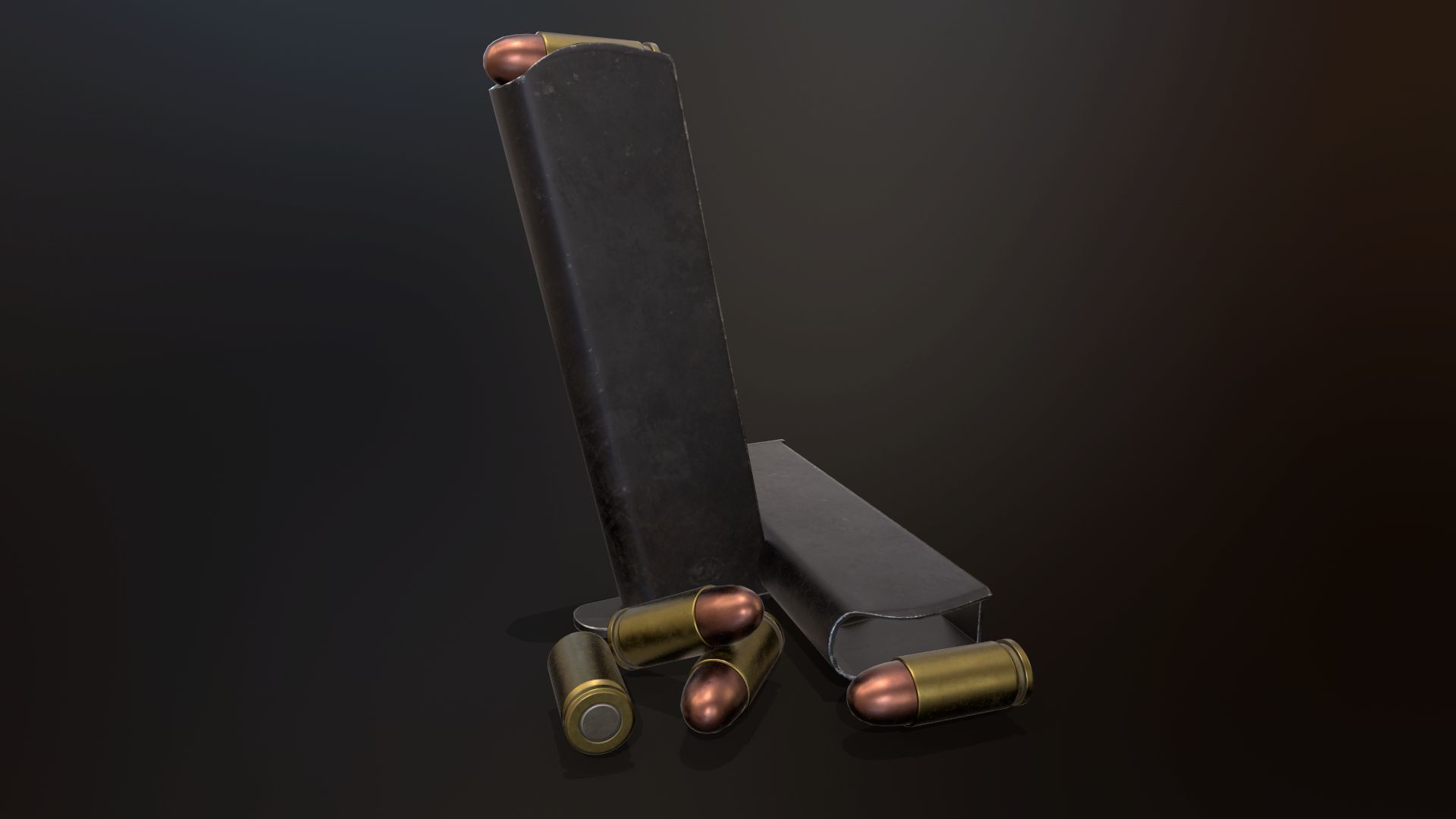 Colt 1911 Low-poly 3D model_7