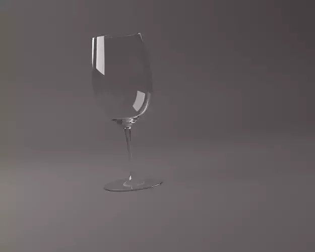 GLASSWARE---Wine Glass 001 3D print model