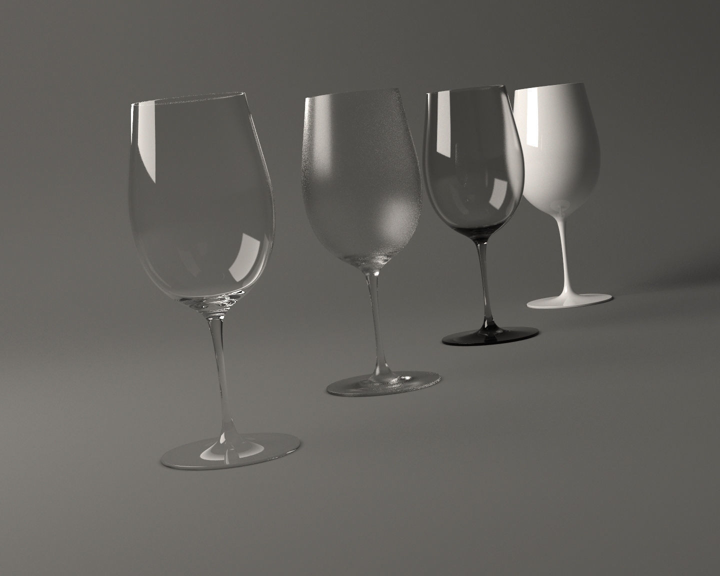 GLASSWARE---Wine Glass 001 3D print model_2