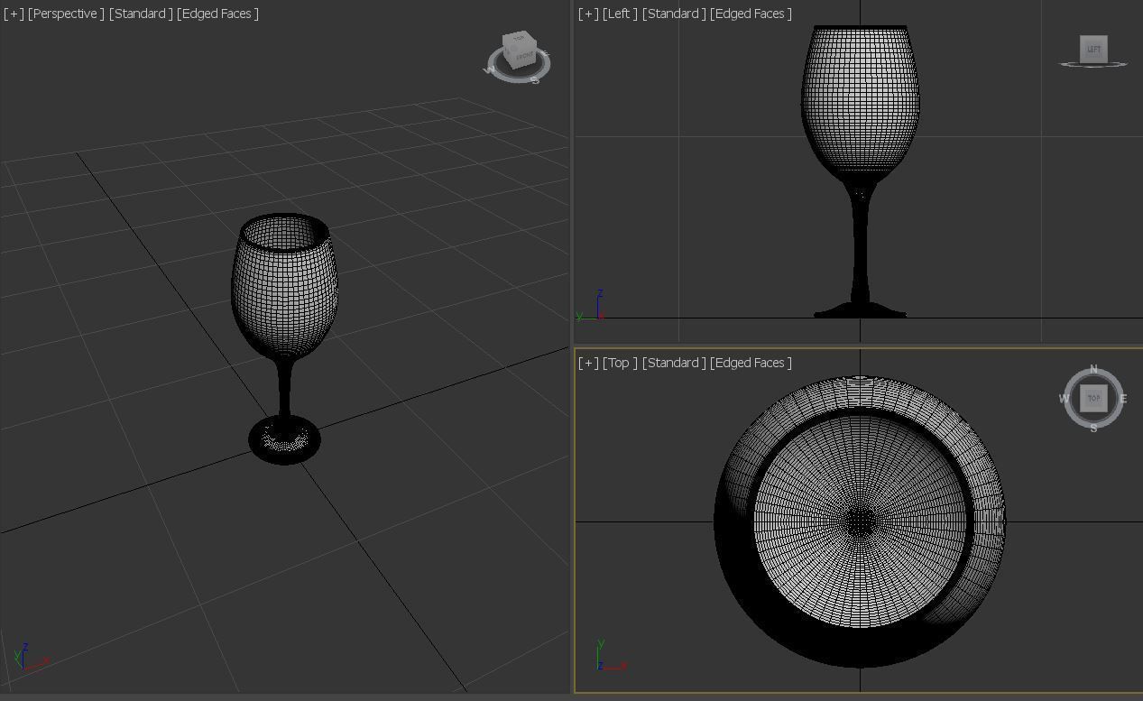 GLASSWARE---Wine Glass 005 3D print model_26