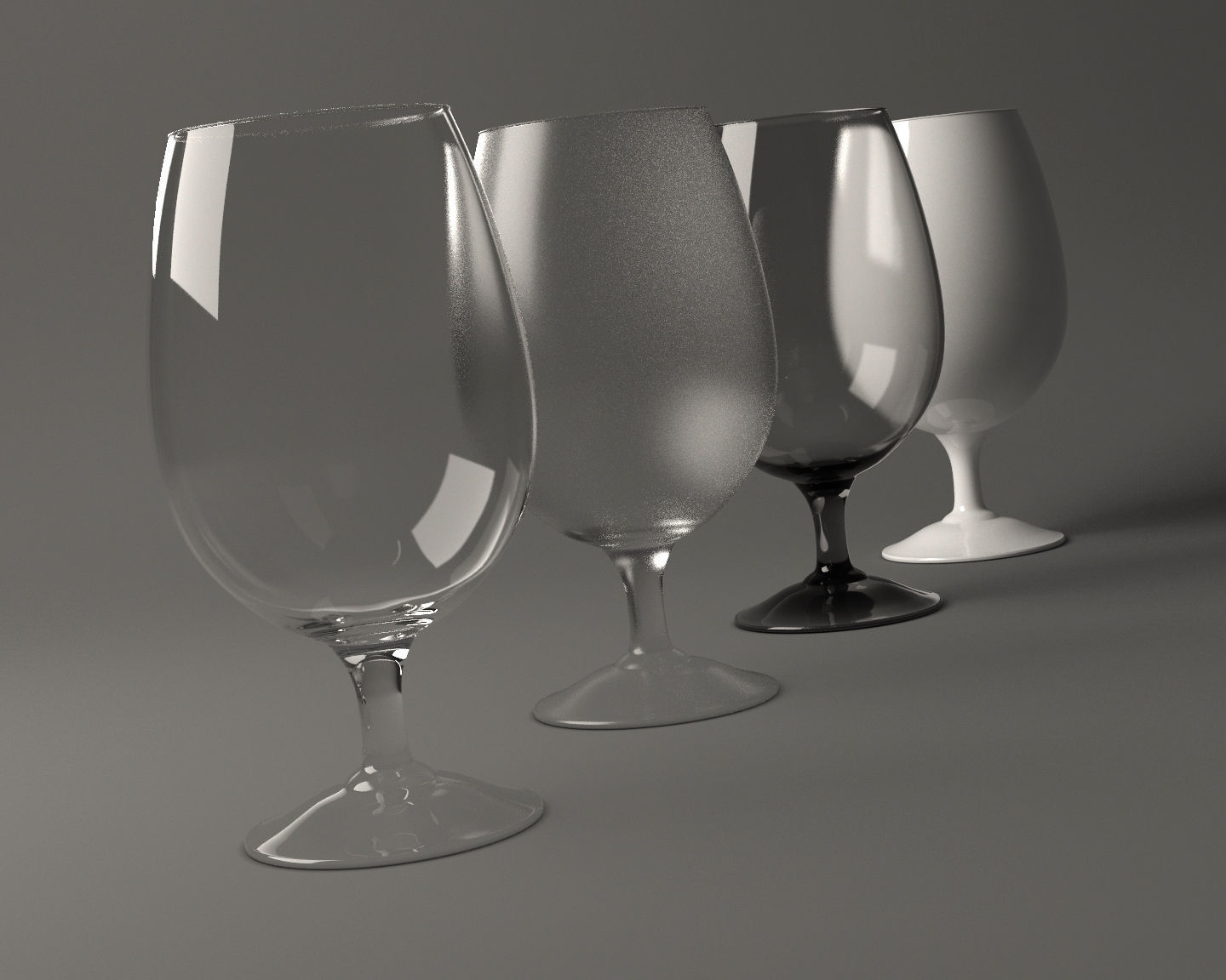 GLASSWARE---Wine Glass 007 3D print model_2