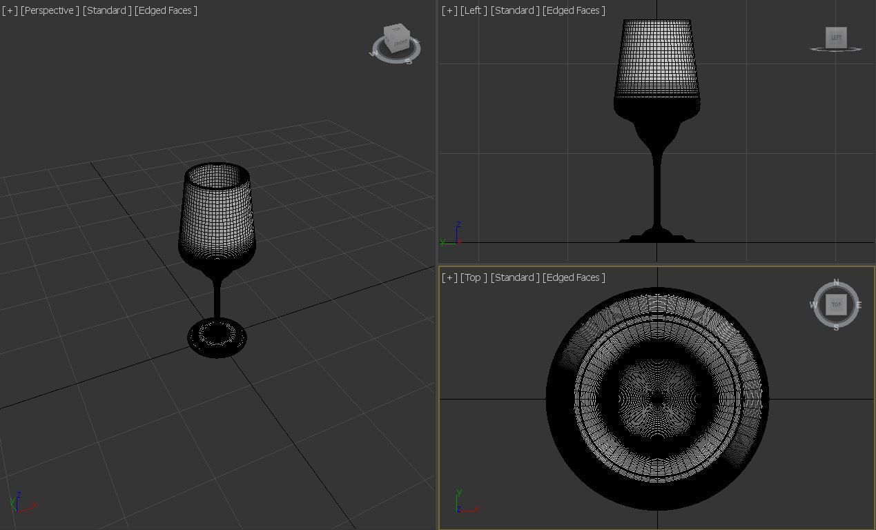 GLASSWARE---Wine Glass 008 3D print model_26