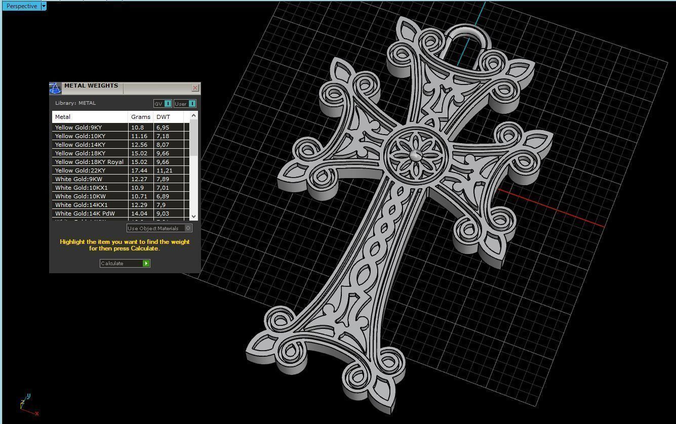 Armenian Cross 3D print model_9