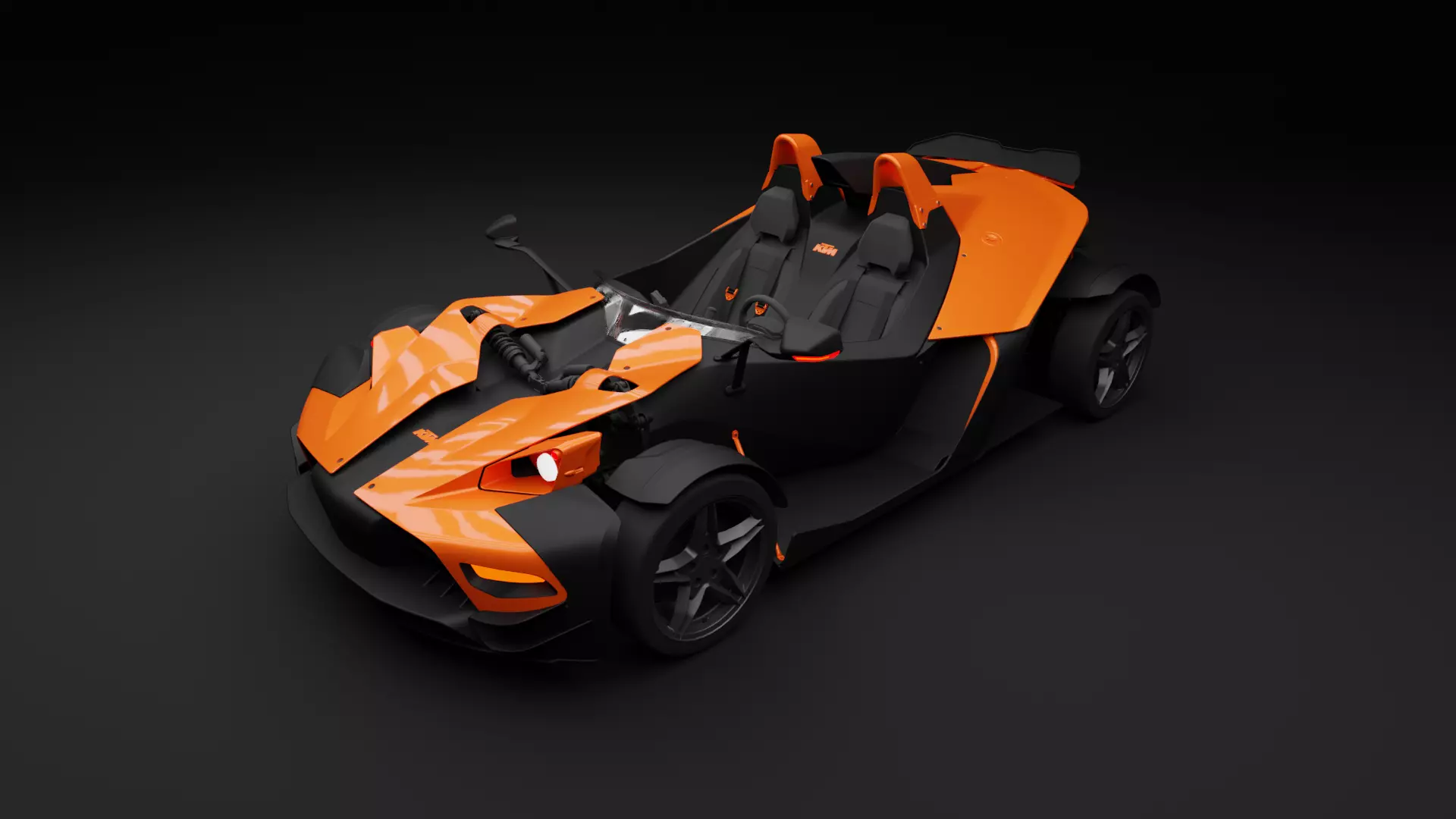 KTM X-BOW R Low-poly 3D model_0