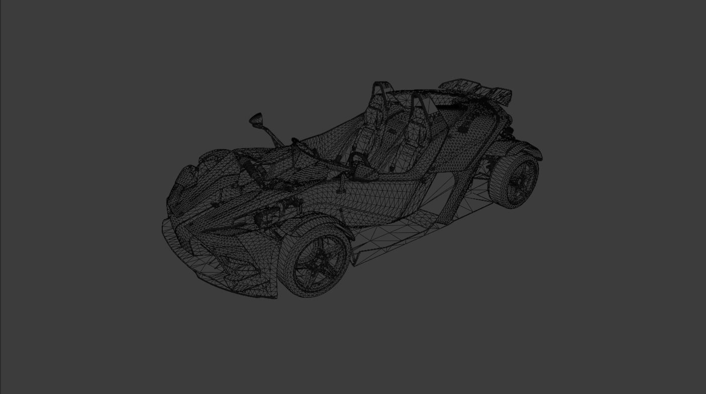 KTM X-BOW R Low-poly 3D model_4