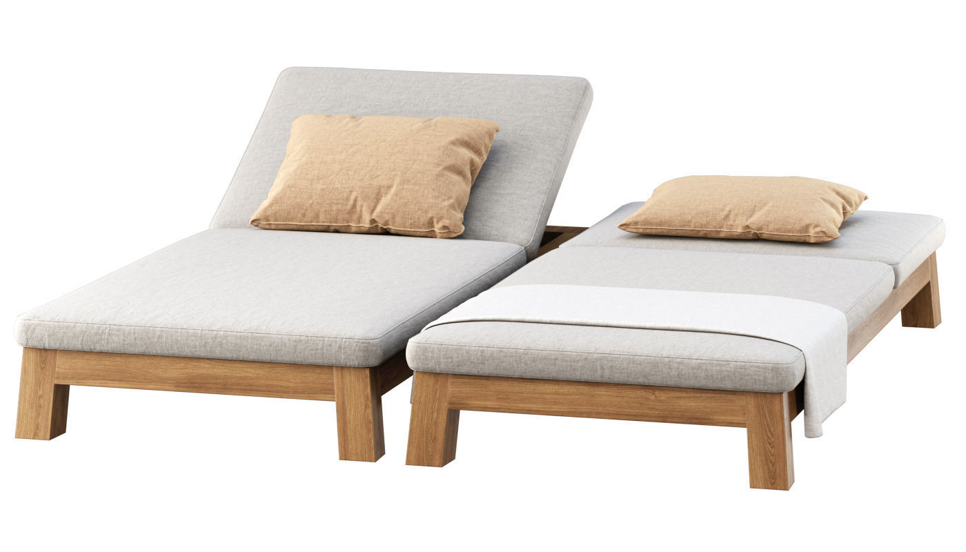 GIJS Sun lounger by Piet Boon  3D model_3