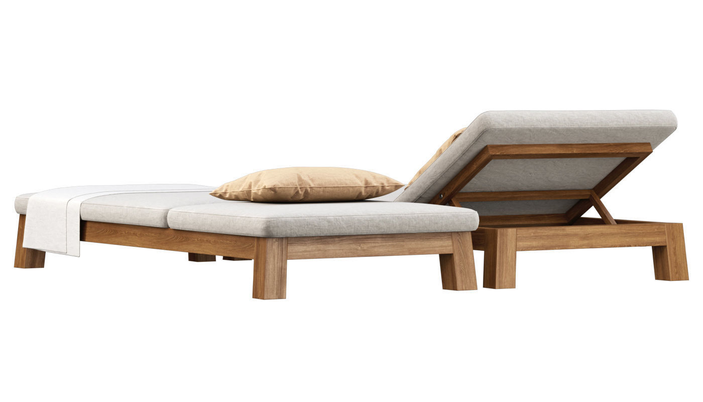 GIJS Sun lounger by Piet Boon  3D model_6