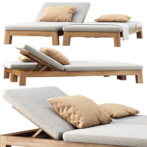 GIJS Sun lounger by Piet Boon  3D model