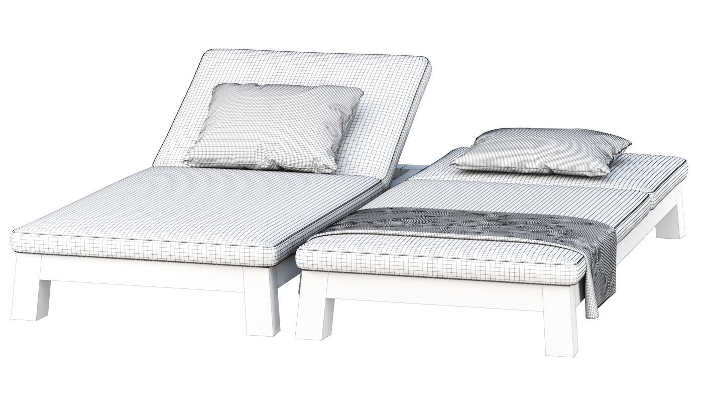 GIJS Sun lounger by Piet Boon  3D model_7