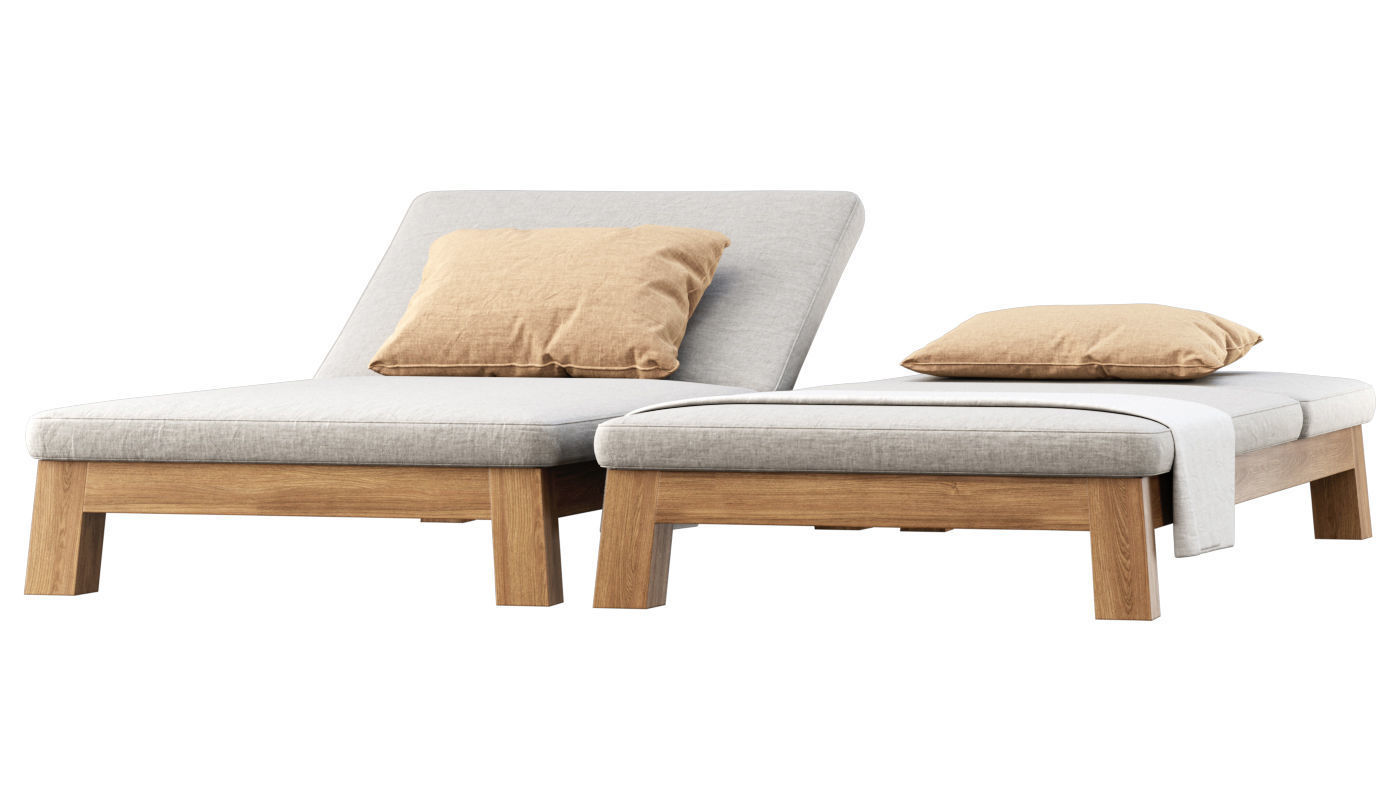 GIJS Sun lounger by Piet Boon  3D model_1