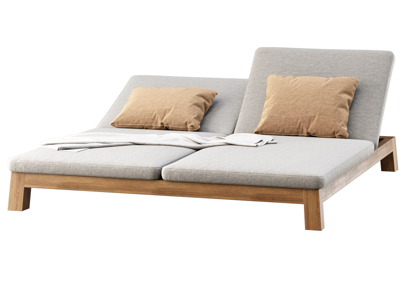 GIJS Double Sun lounger by Piet Boon  3D model_3