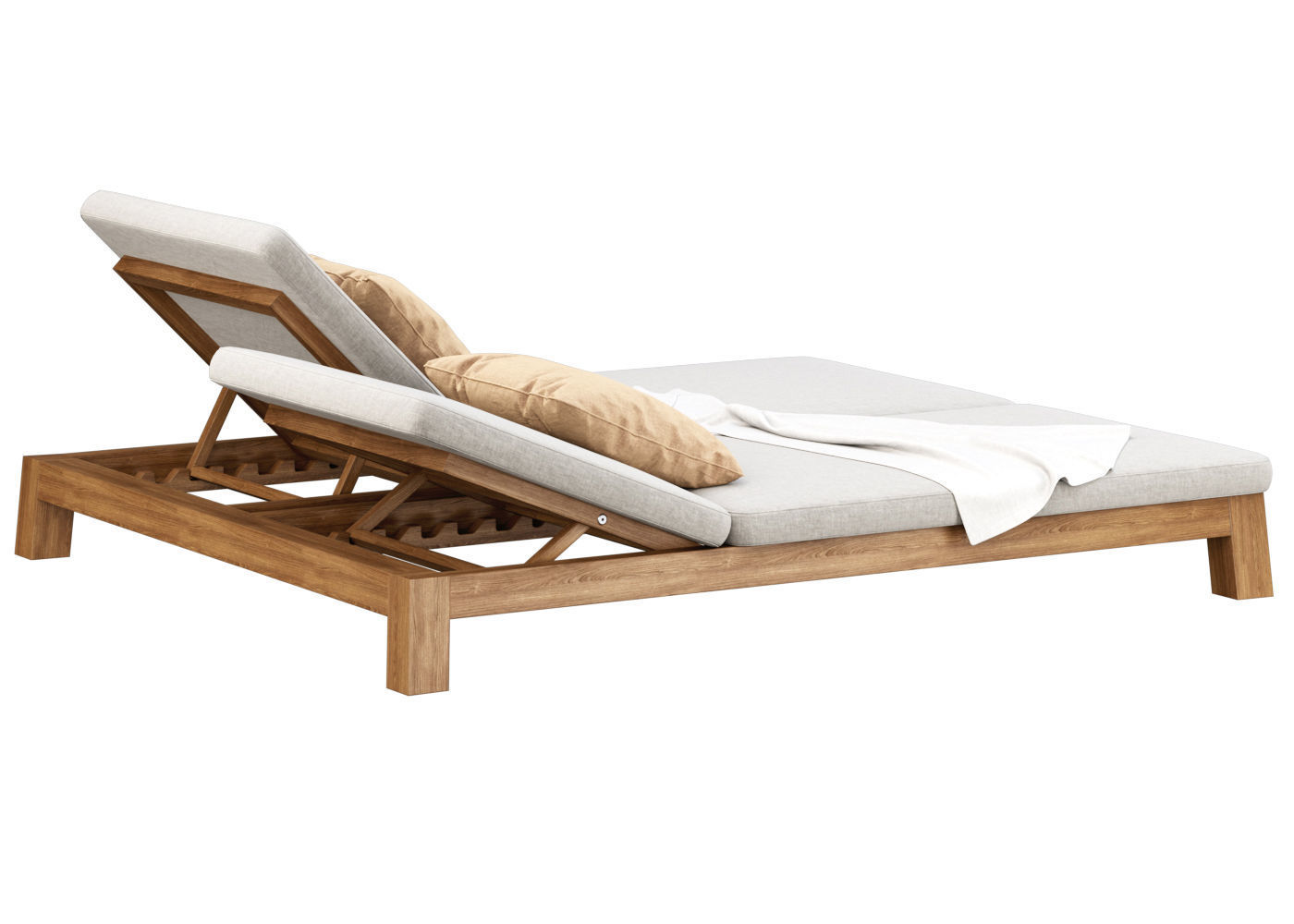 GIJS Double Sun lounger by Piet Boon  3D model_2