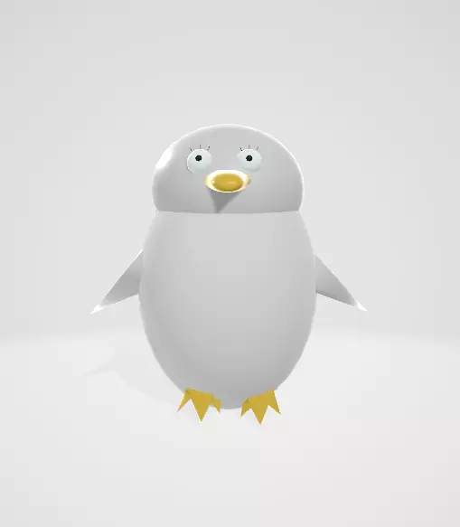 Gintama - Elizabeth Low-poly 3D model_0