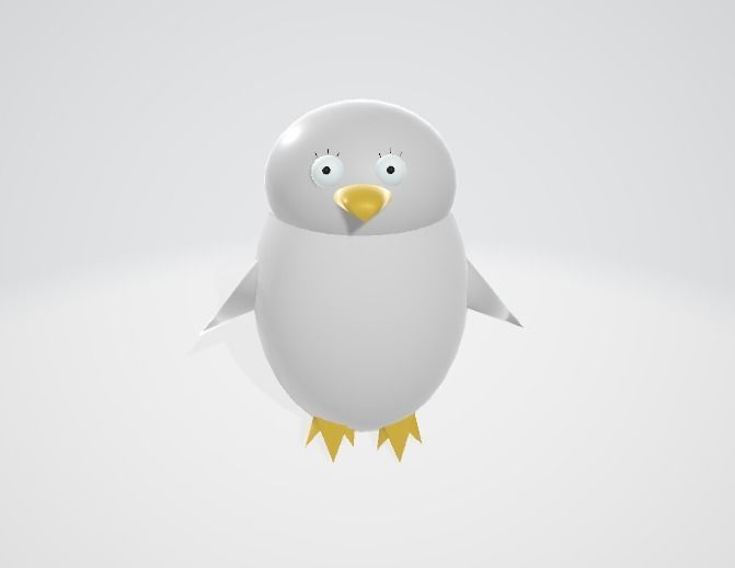 Gintama - Elizabeth Low-poly 3D model_2