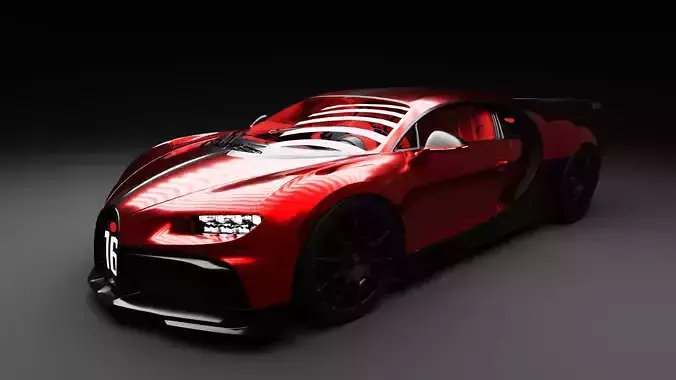 Bugatti Car 3D Model
