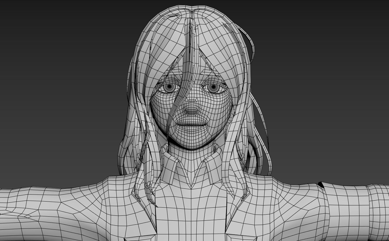 Pieck SNK VRChat Avatar PC 3D model_6