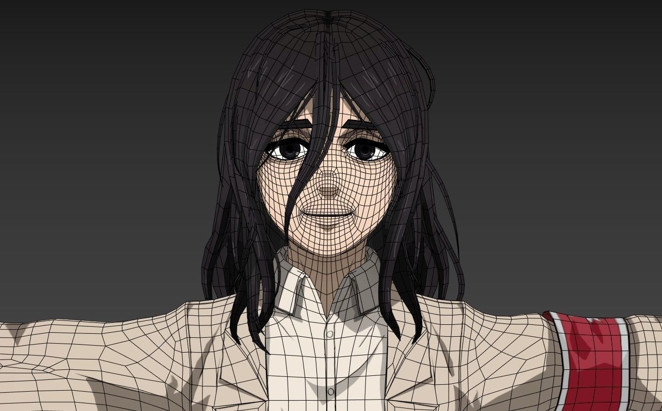 Pieck SNK VRChat Avatar PC 3D model_7
