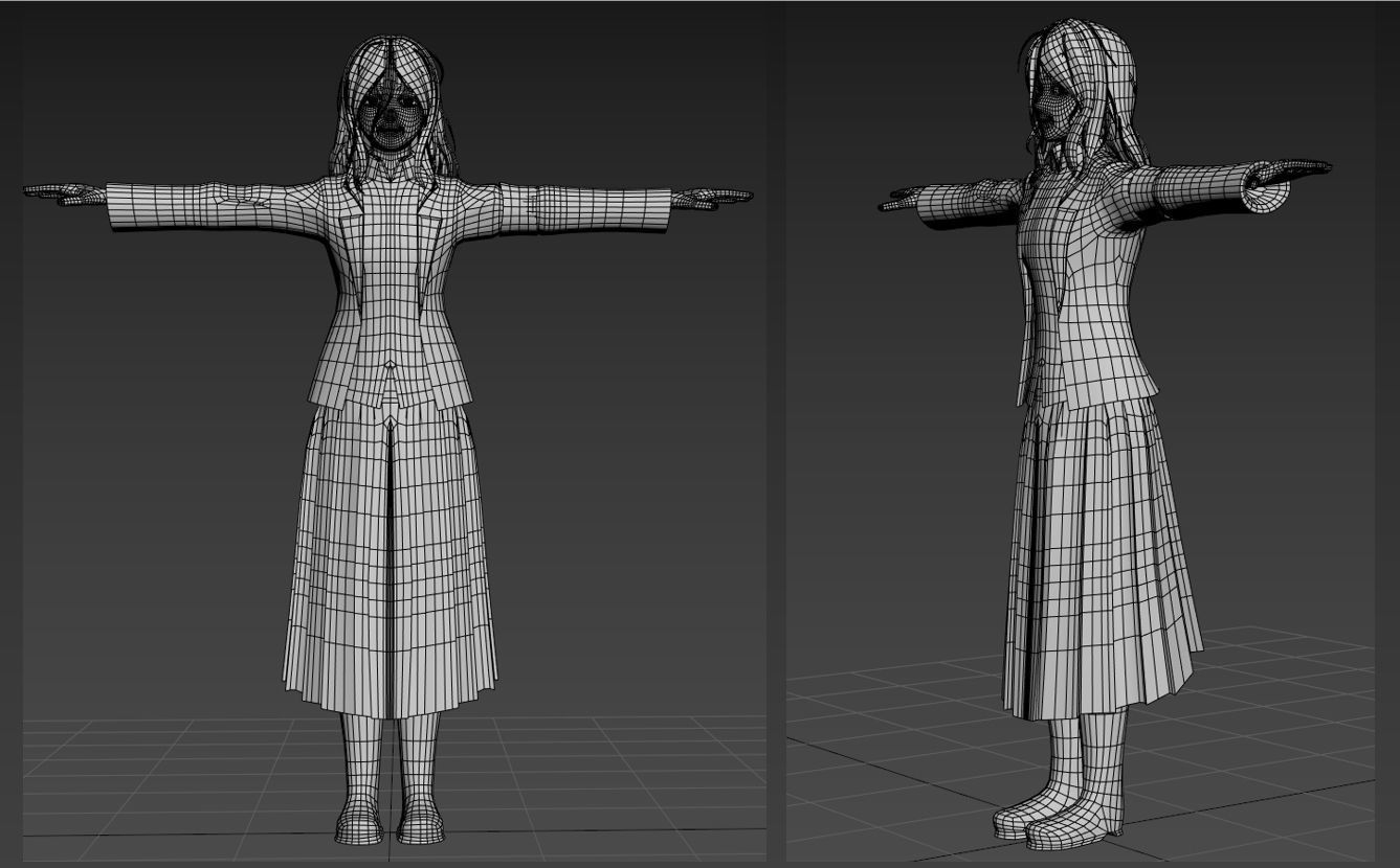 Pieck SNK VRChat Avatar PC 3D model_4