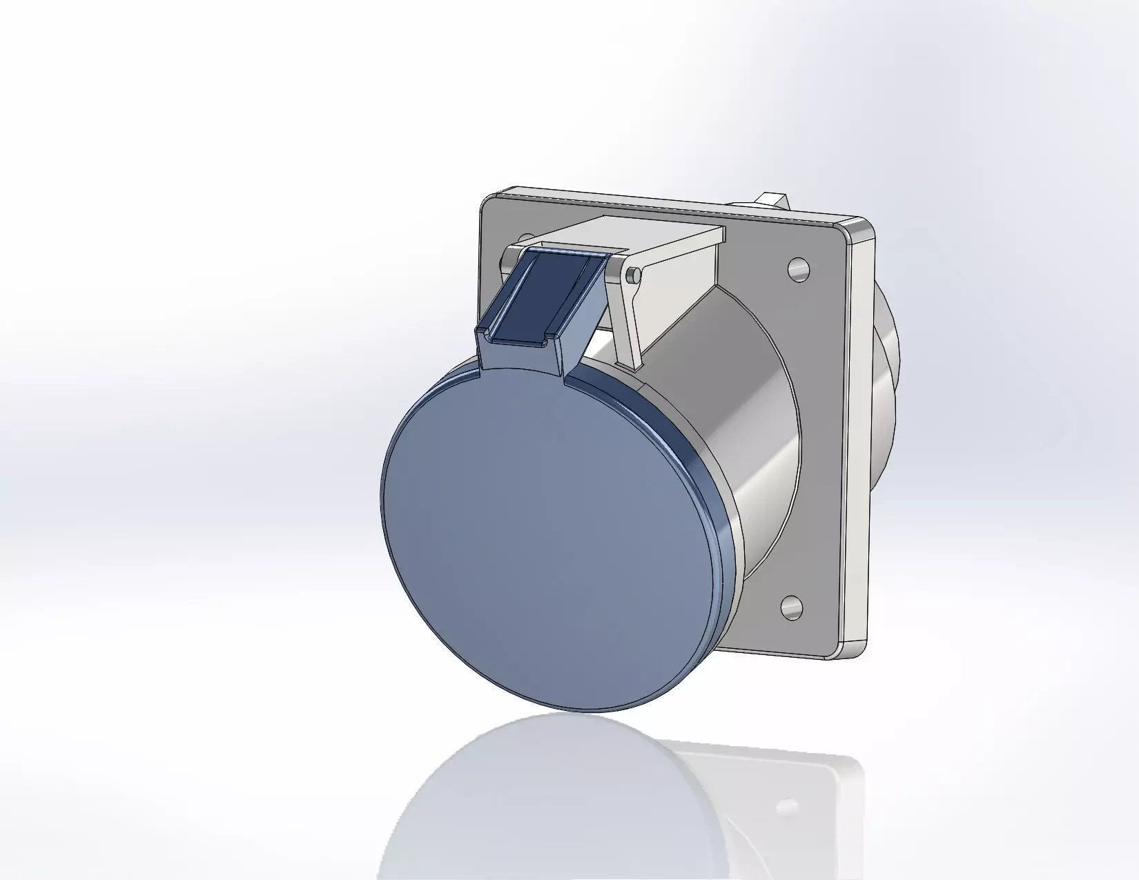 Dosen 20 grad 63A 3P IP44 3D model_0