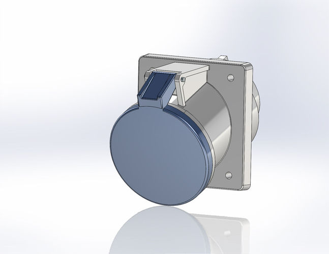 Dosen 20 grad 63A 3P IP44 3D model