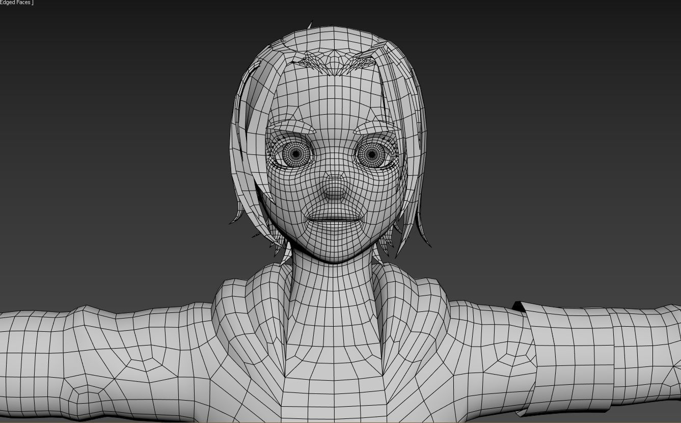 Gabi SNK VRChat Avatar PC 3D model_6