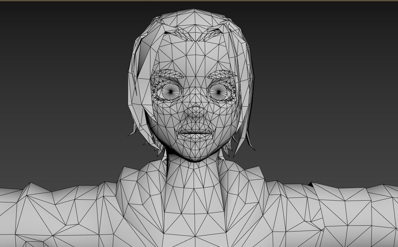 Gabi AOT VRChat Oculus Quest Low-poly 3D model_6