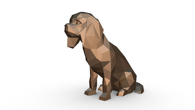 Cavalier King Charles spaniel 3D print model