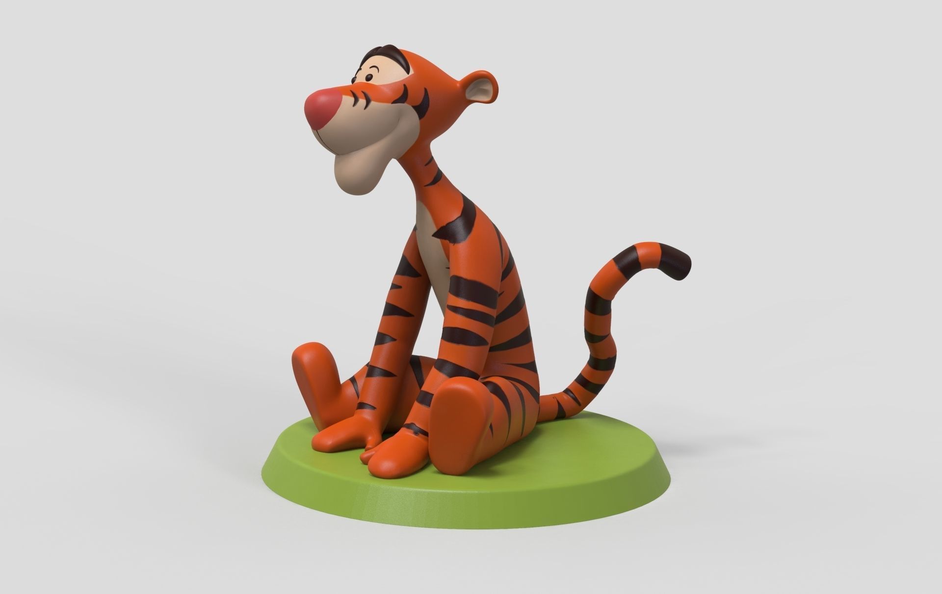 Tigger  Winnie the Pooh 3d print model 3D print model_4