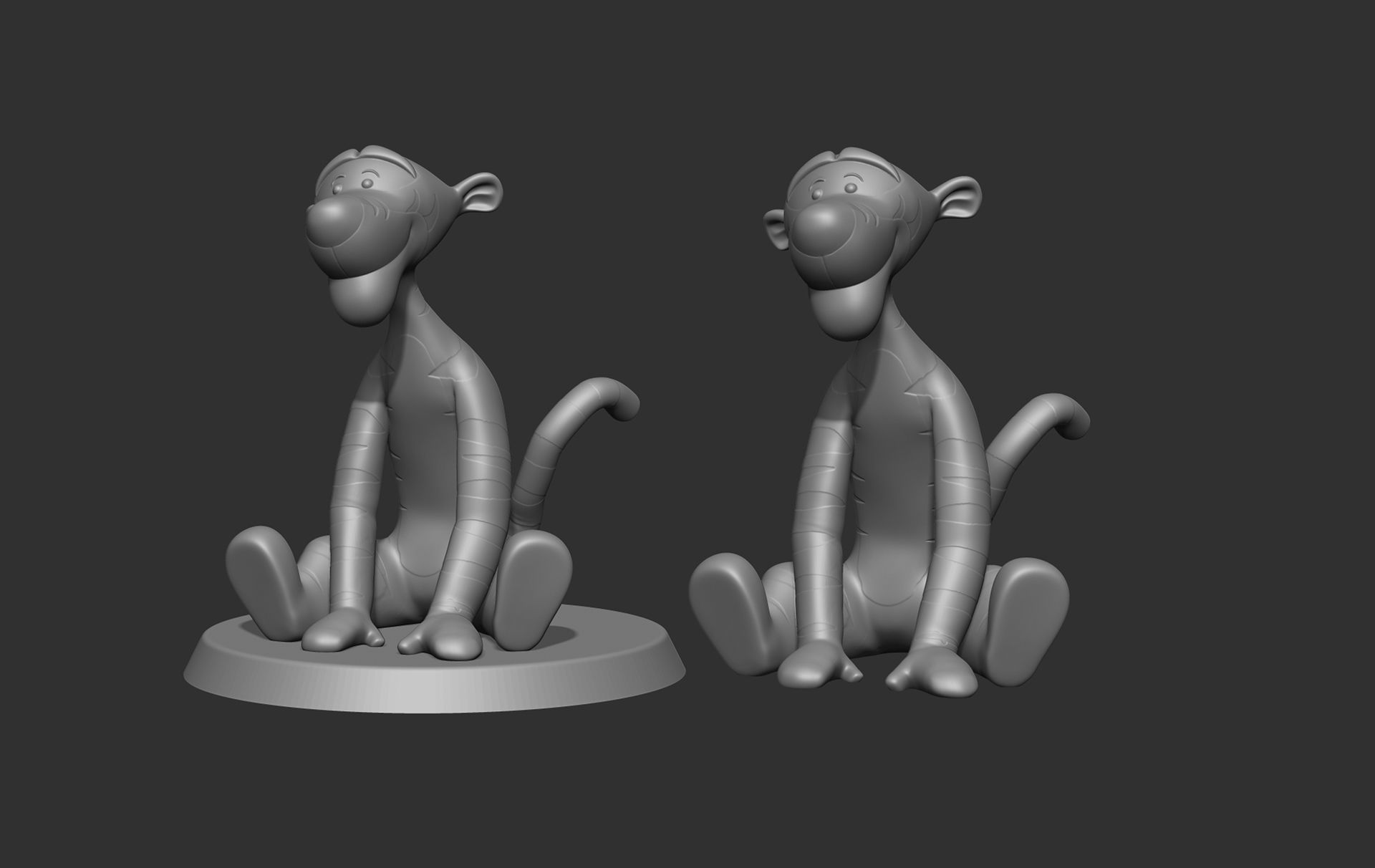 Tigger  Winnie the Pooh 3d print model 3D print model_17