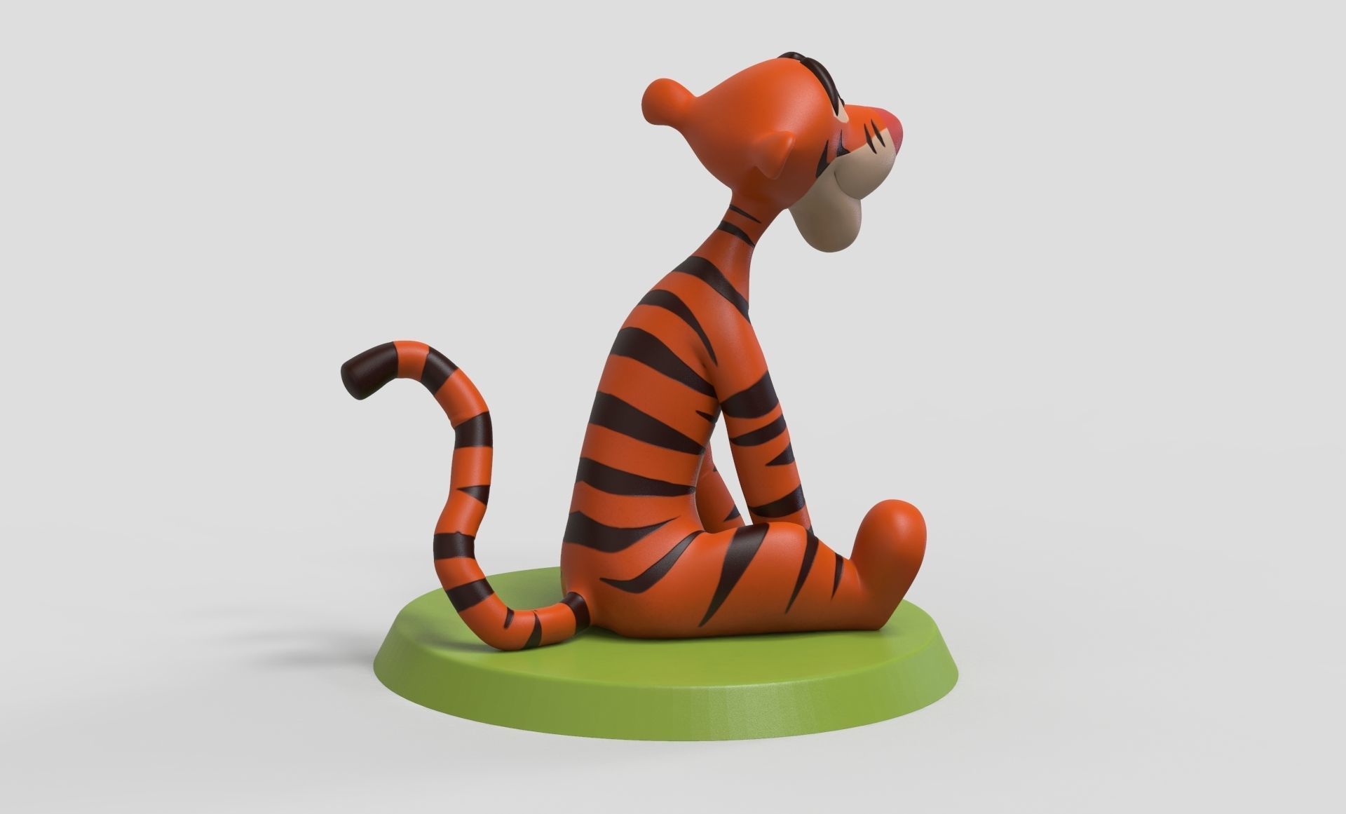 Tigger  Winnie the Pooh 3d print model 3D print model_7