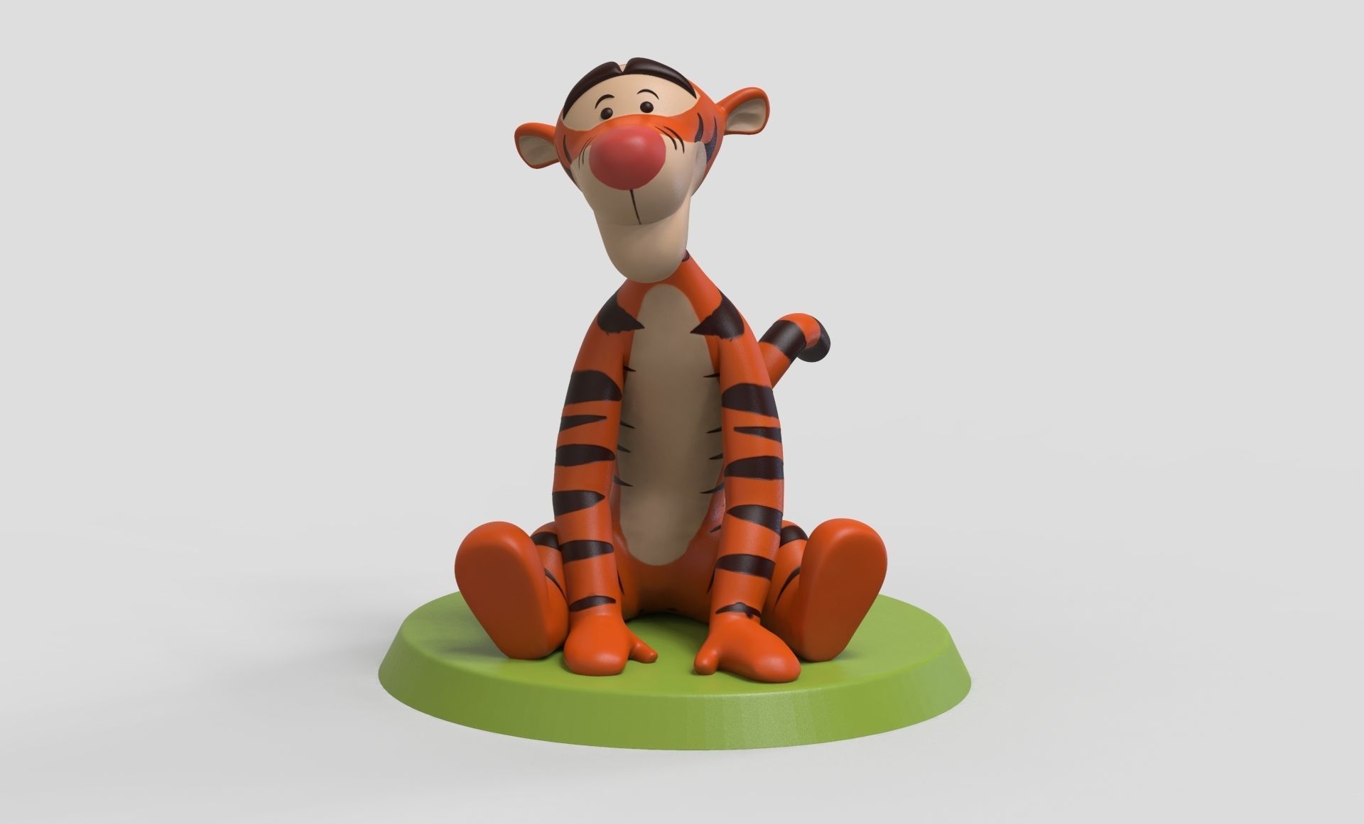Tigger  Winnie the Pooh 3d print model 3D print model_9