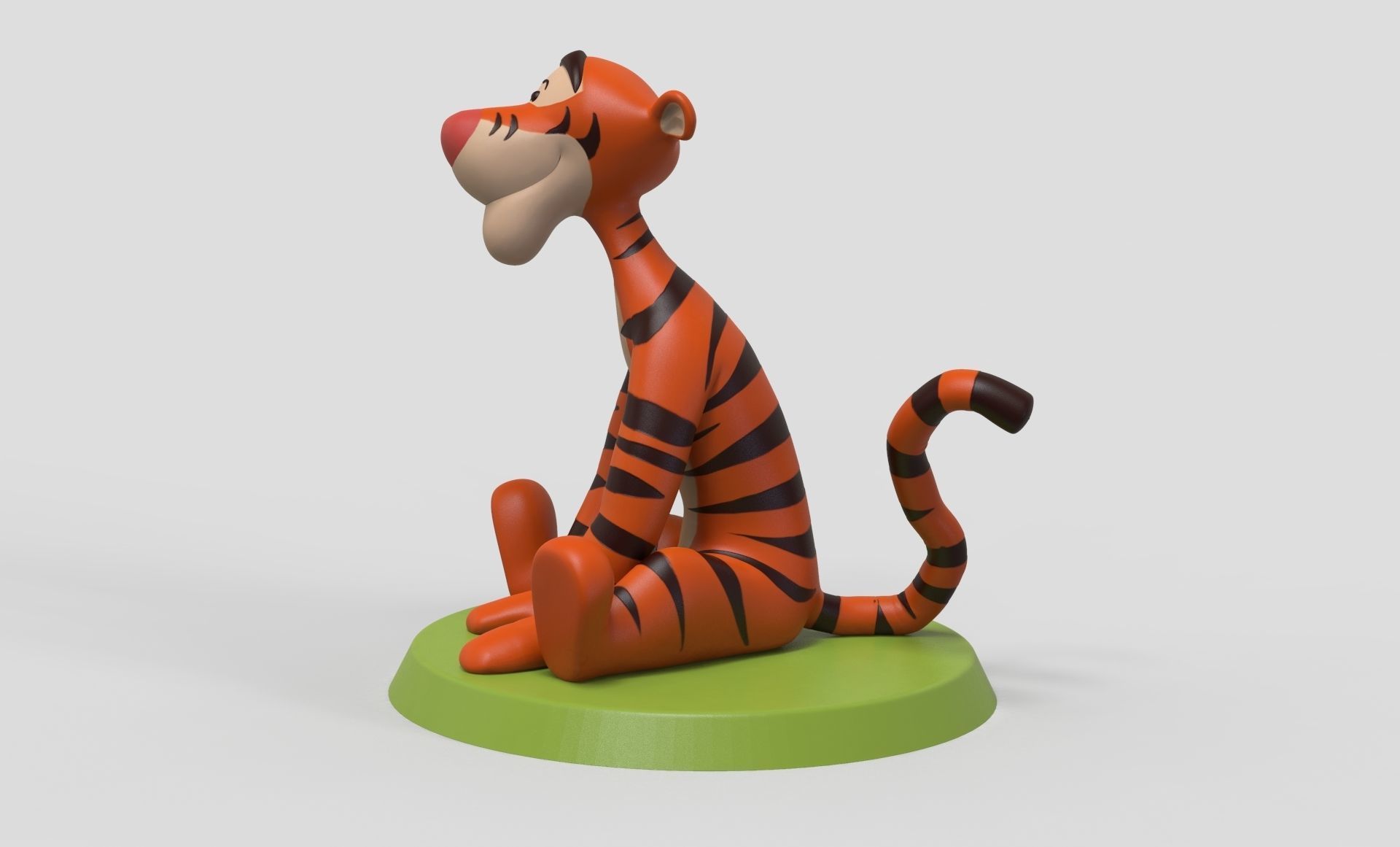 Tigger  Winnie the Pooh 3d print model 3D print model_5