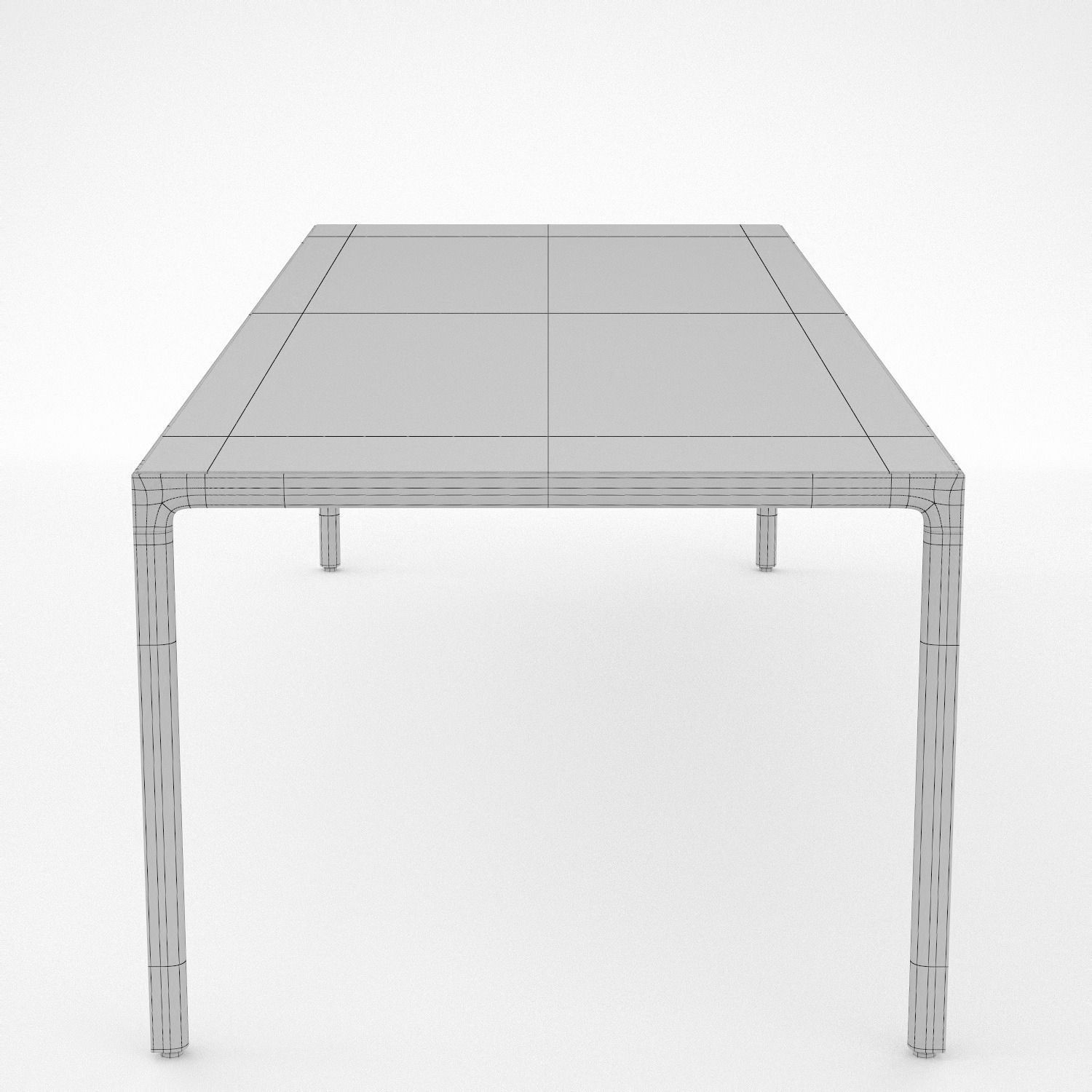 TRIBU Contour Armchair and ILLUM table 3D model_6