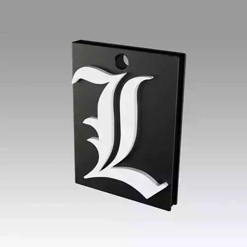 Death note logo pendant suspension Neck props