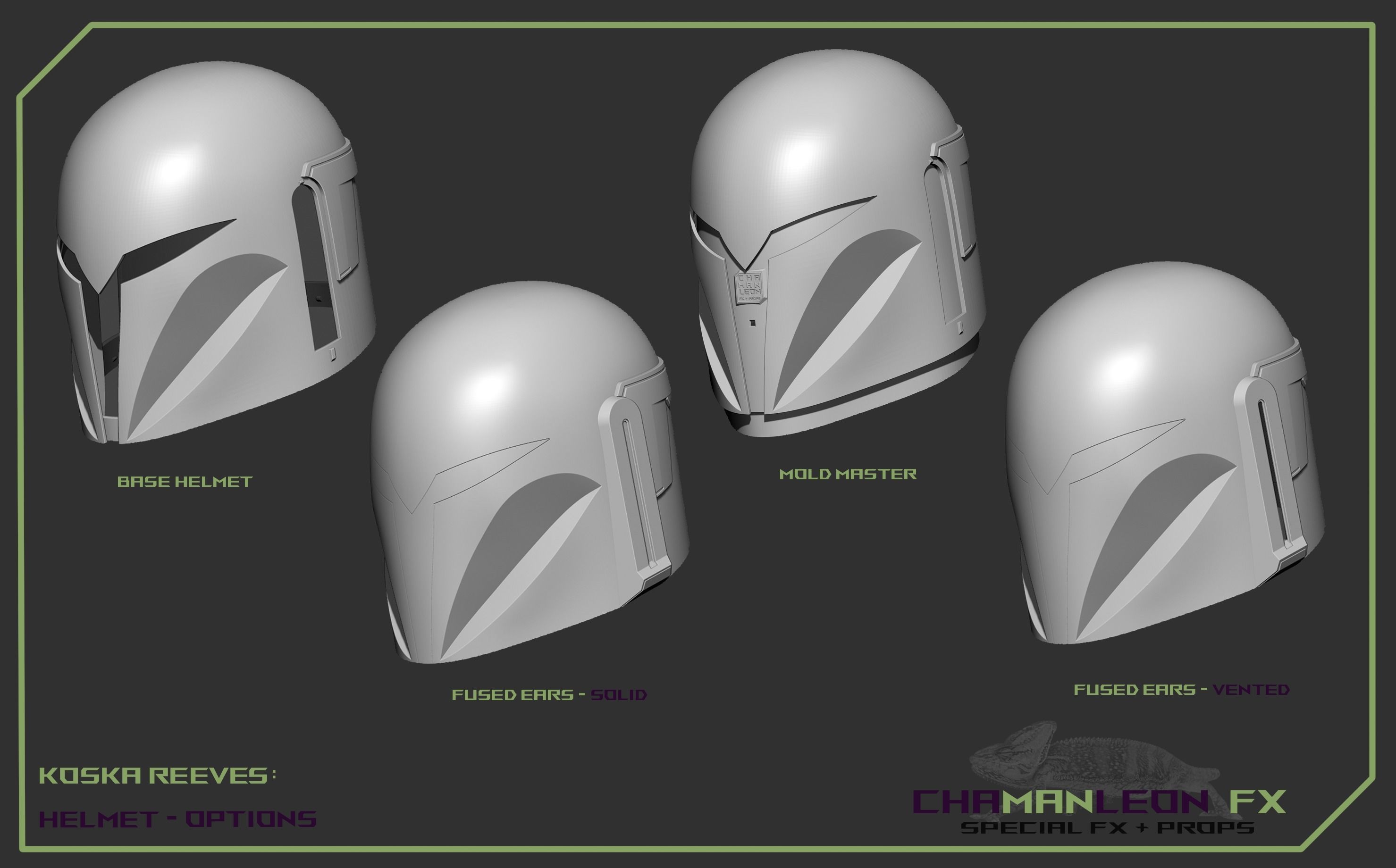 Koska Reeves The Mandalorian 3d printable cosplay helmet 3D print model_4
