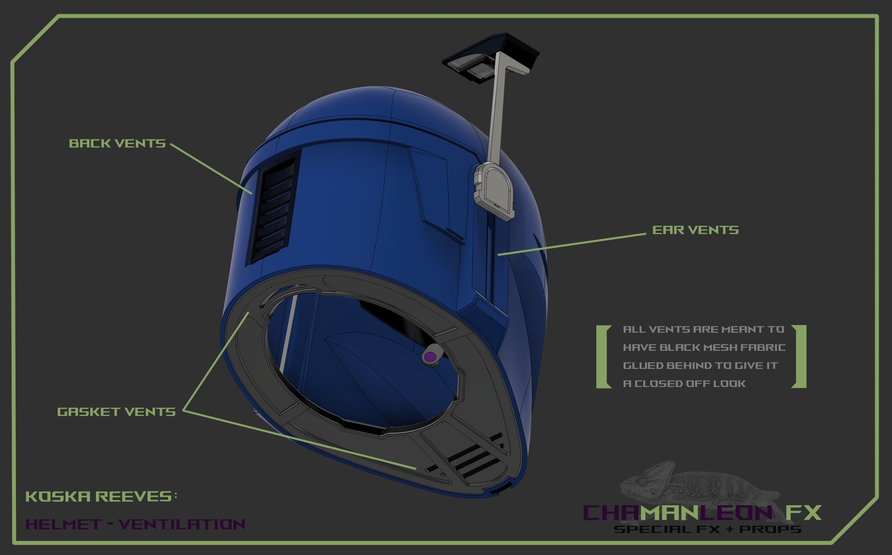 Koska Reeves The Mandalorian 3d printable cosplay helmet 3D print model_15