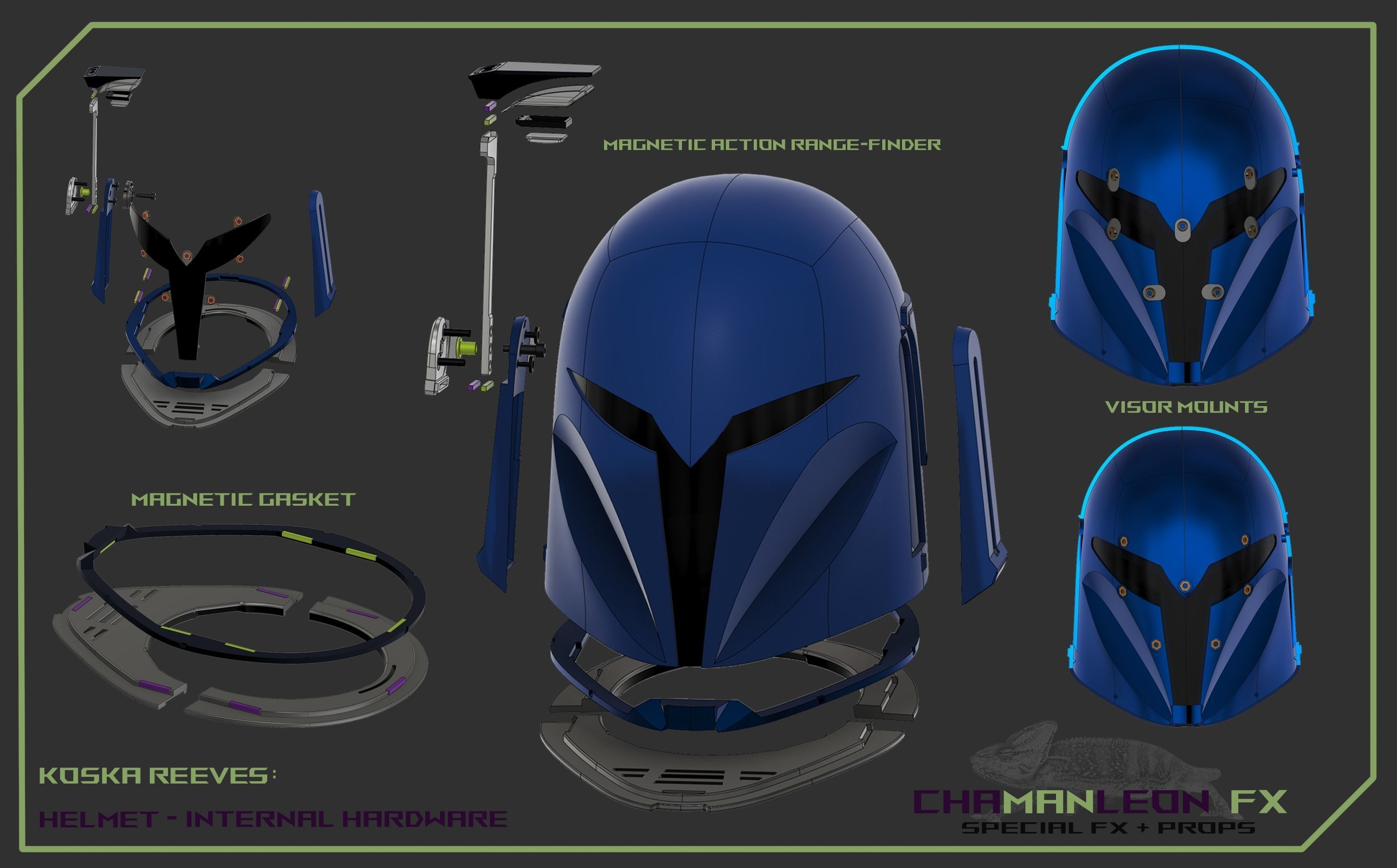 Koska Reeves The Mandalorian 3d printable cosplay helmet 3D print model_11