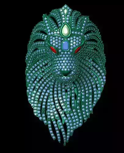 Pendant lion head