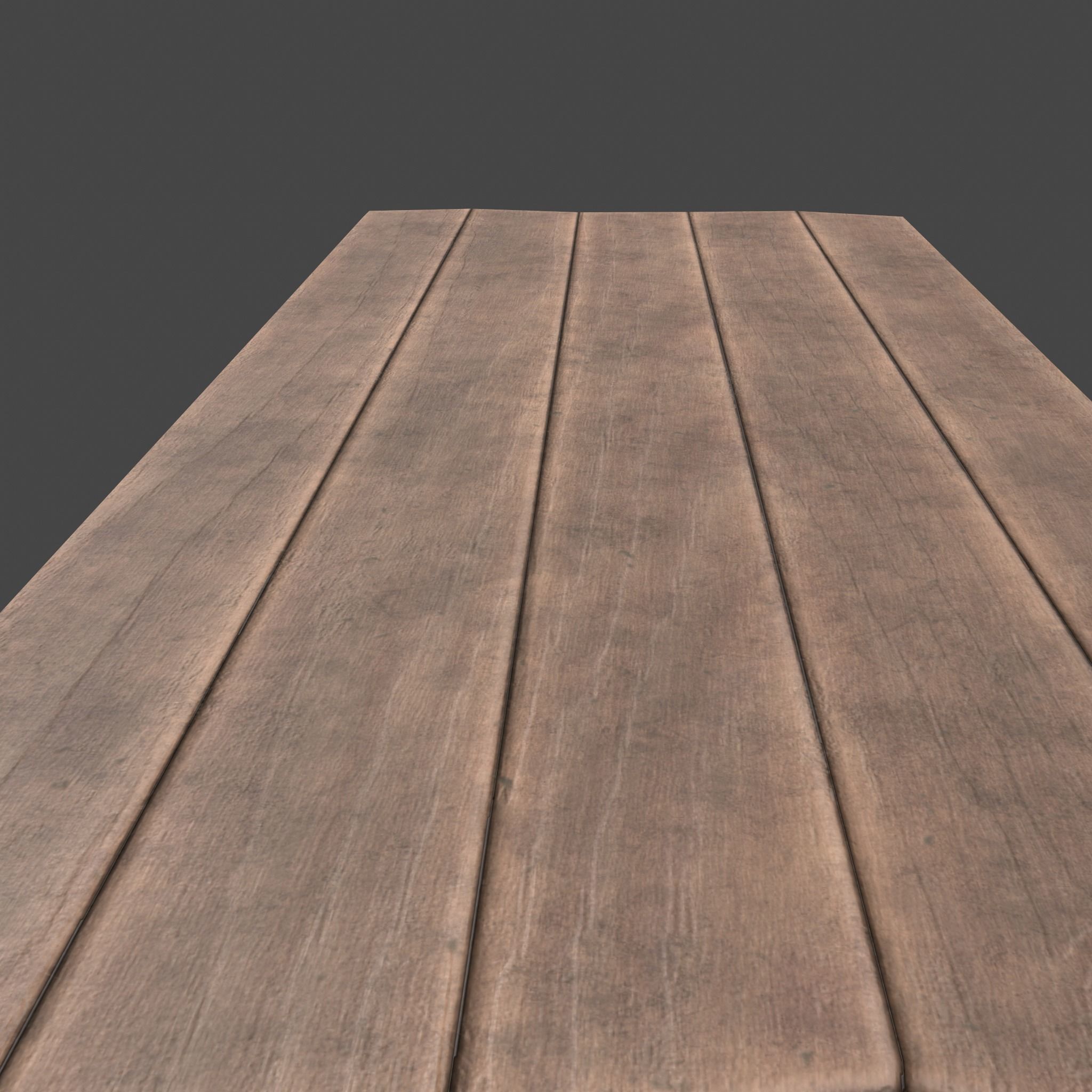 Medieval Blacksmith Bench Low-poly 3D model_11
