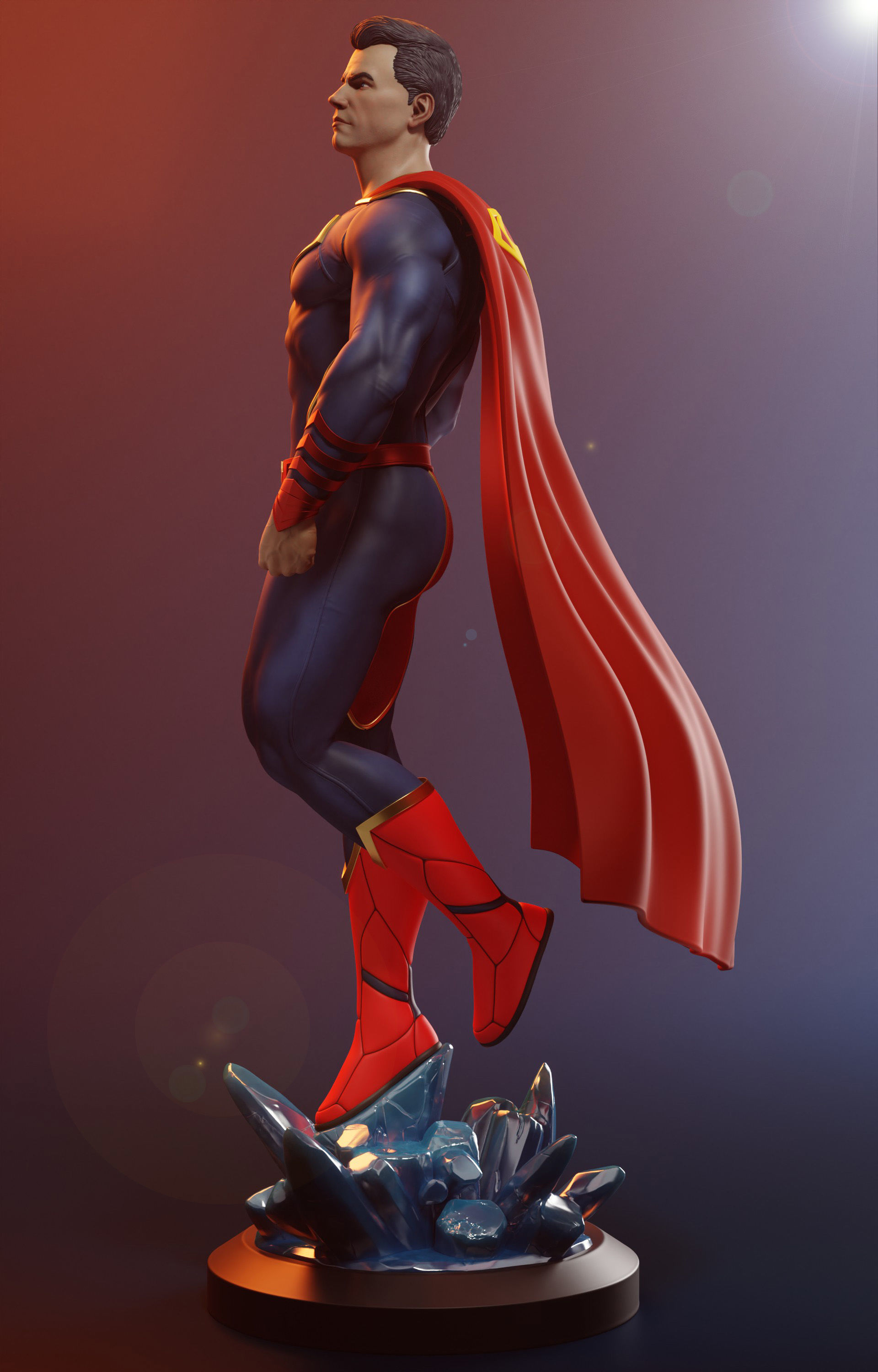 Superman Man Of Steel 3D print model_16