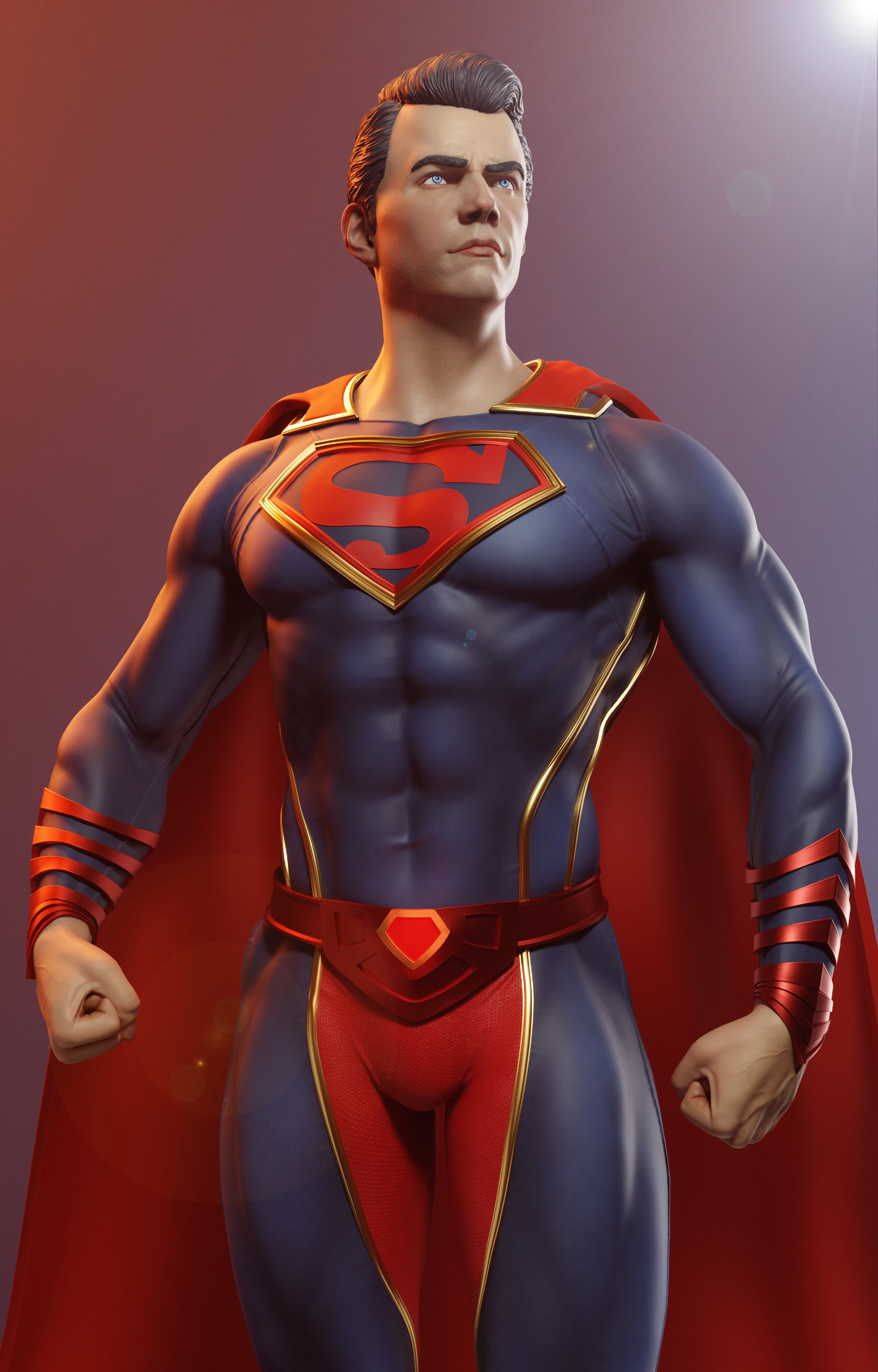 Superman Man Of Steel 3D print model_14