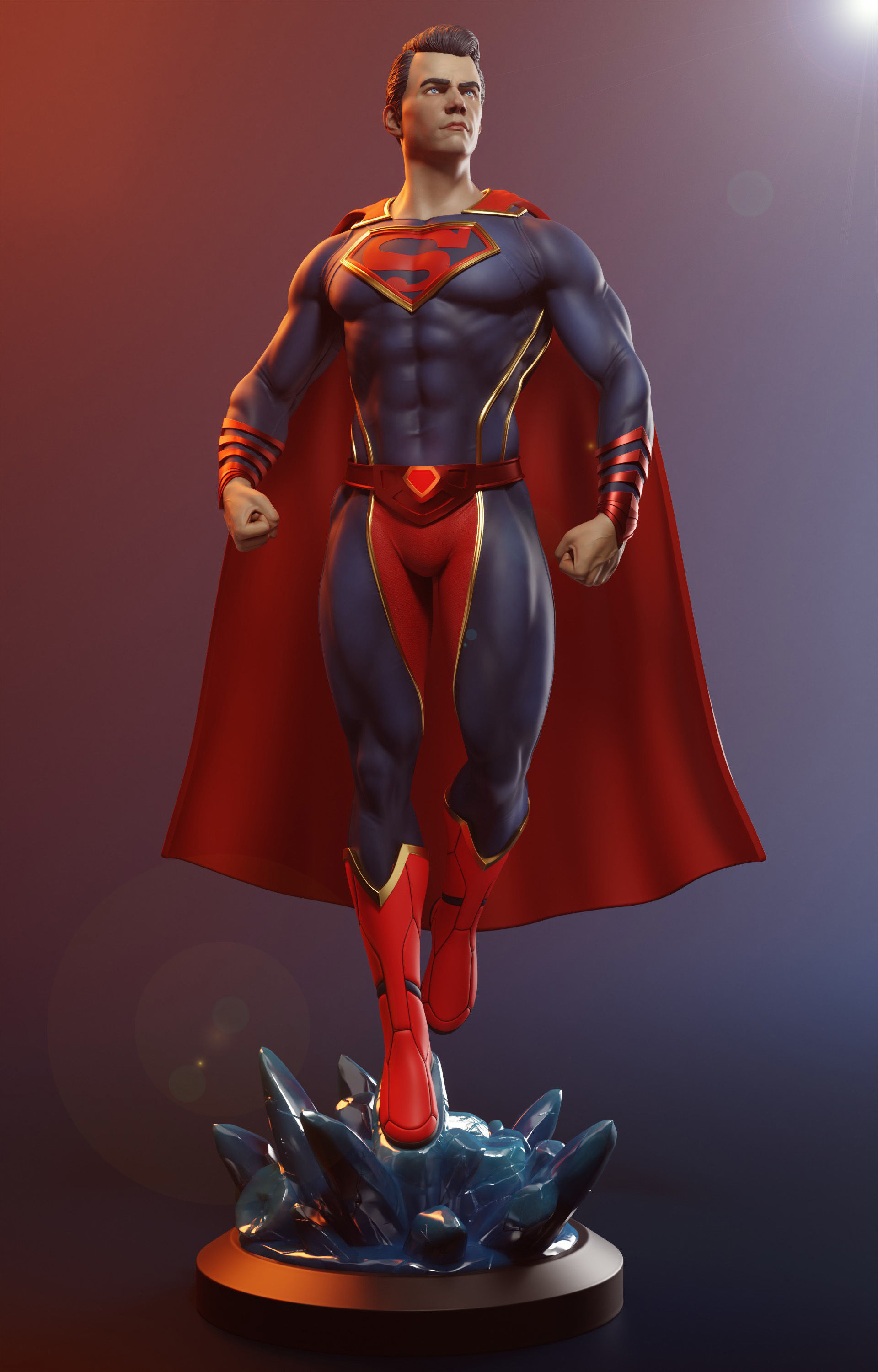 Superman Man Of Steel 3D print model_13